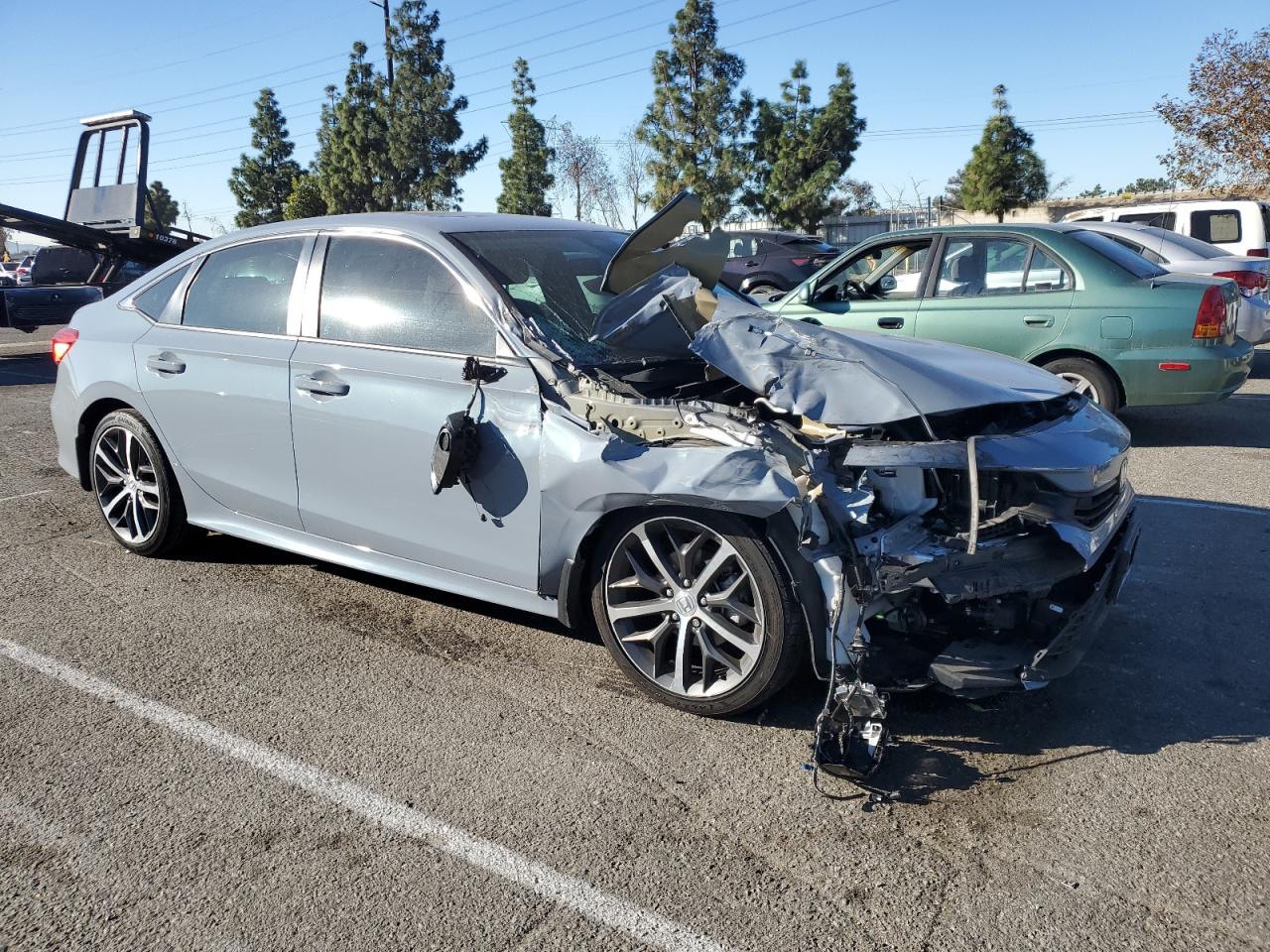 2022 HONDA CIVIC TOURING VIN:2HGFE1F91NH320472
