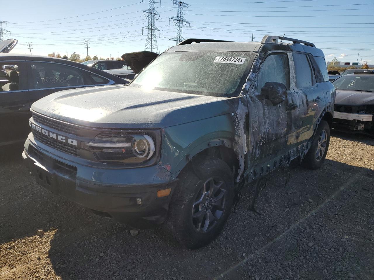2023 FORD BRONCO SPORT BADLANDS VIN:3FMCR9D93PRD90257