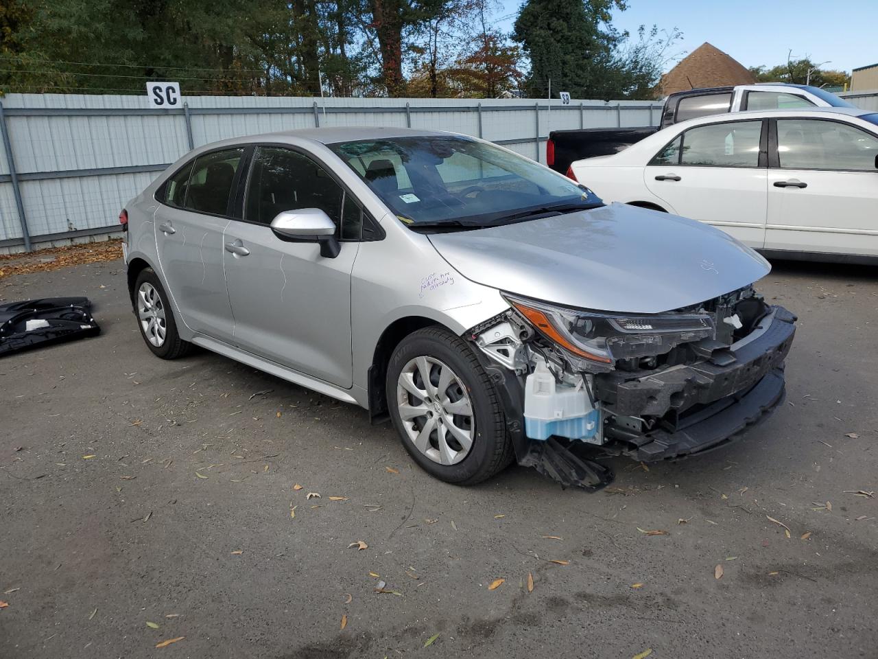 2022 TOYOTA COROLLA LE VIN:JTDEPMAE0N3027031