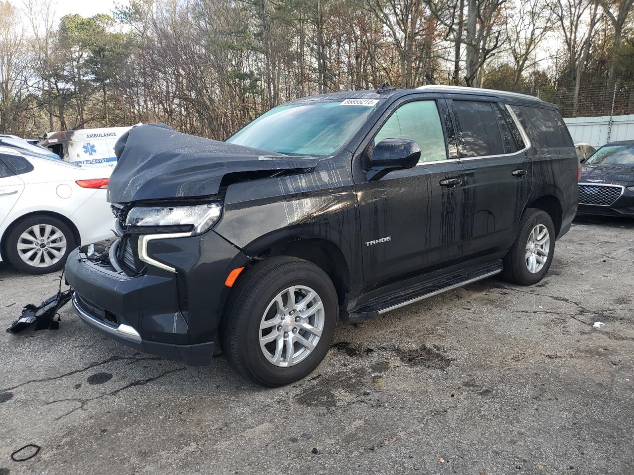 2022 CHEVROLET TAHOE K1500 LT VIN:1GNSKNKD7NR216745