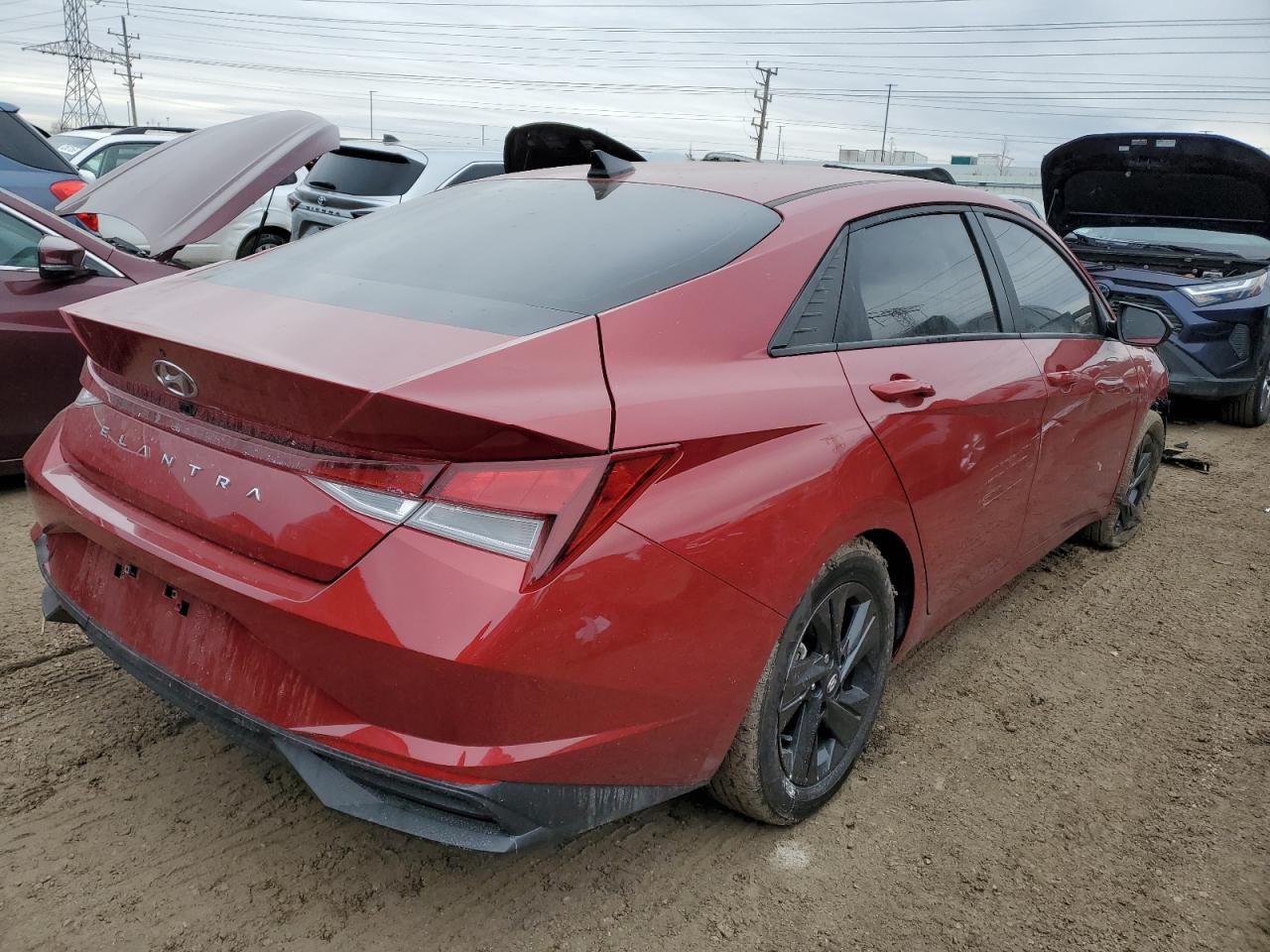 2023 HYUNDAI ELANTRA SEL VIN:KMHLM4AG1PU593452