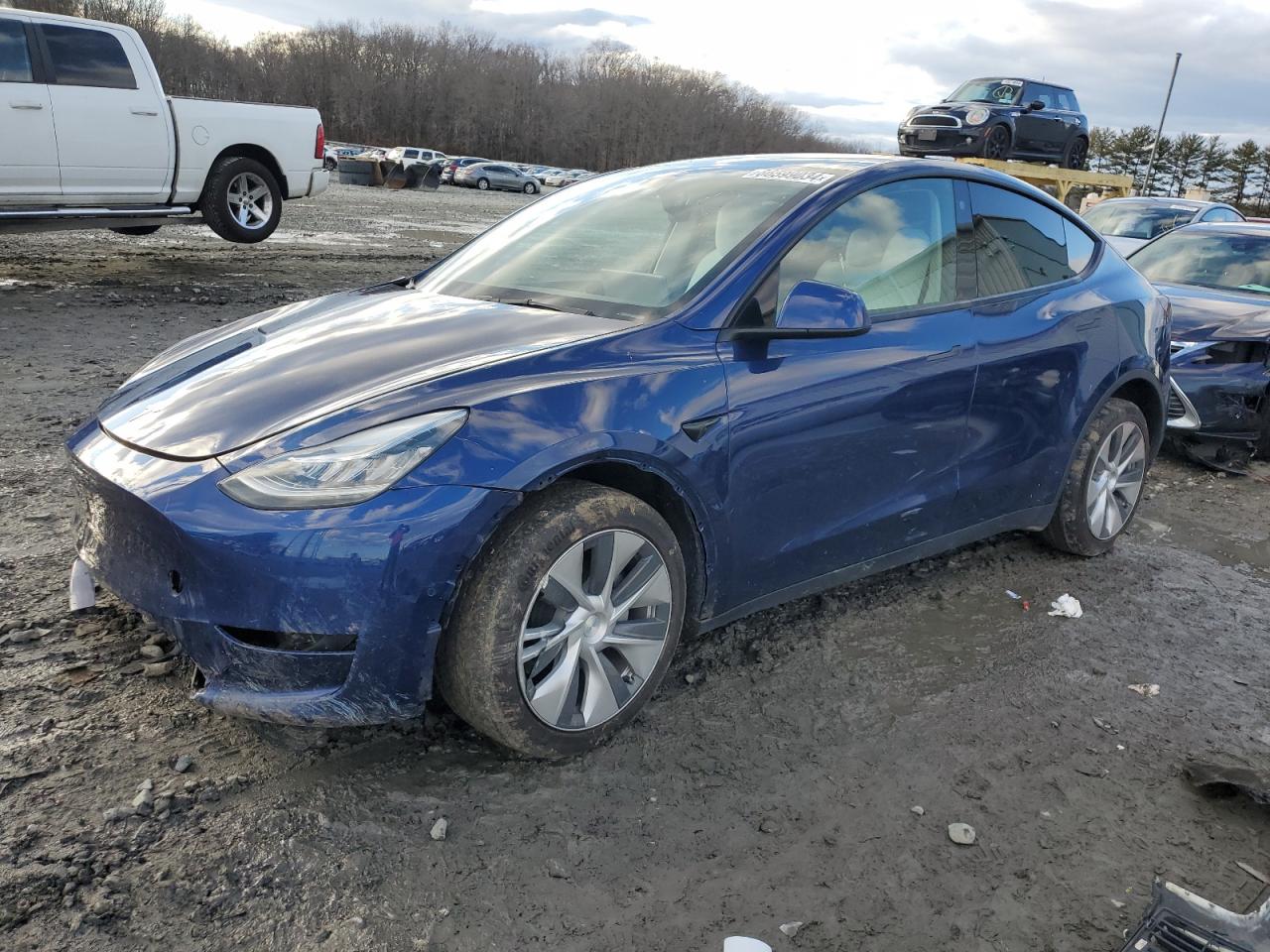2022 TESLA MODEL Y  VIN:7SAYGDEE1NF438418