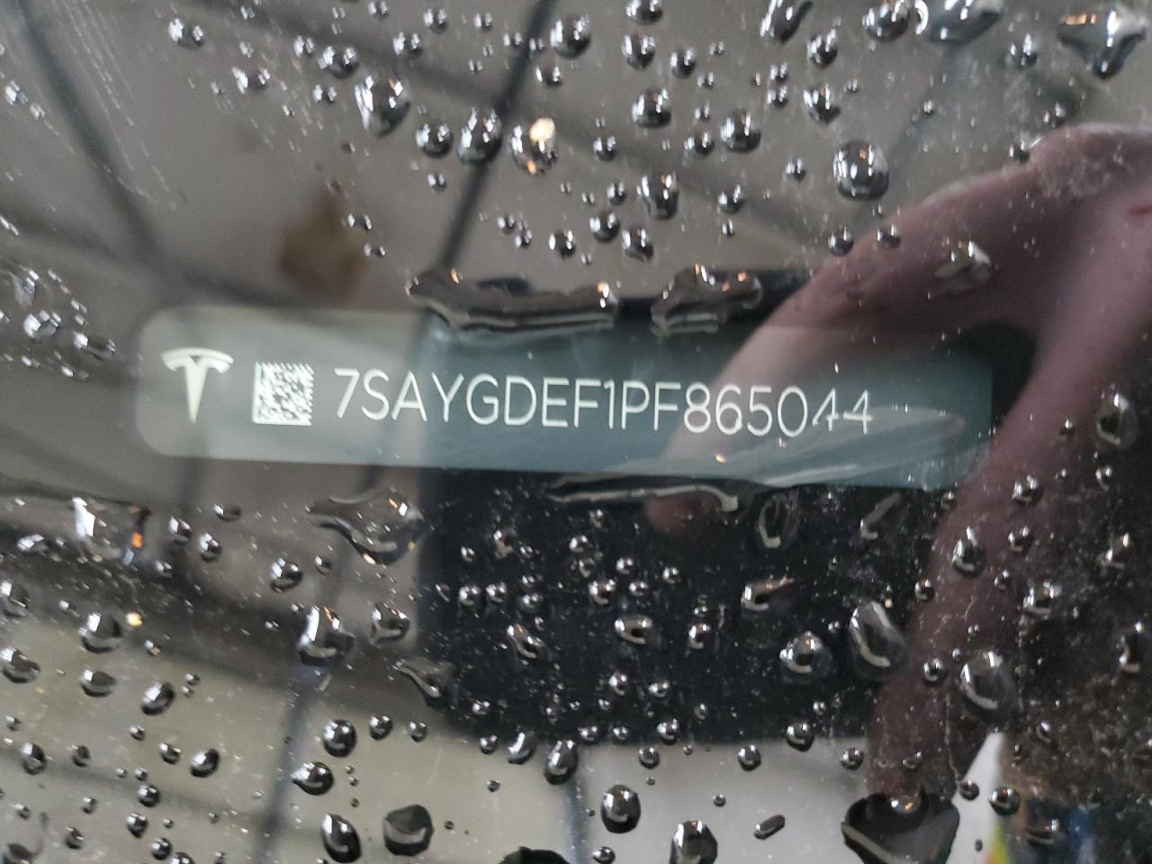 2023 TESLA MODEL Y  VIN:7SAYGDEF1PF865044