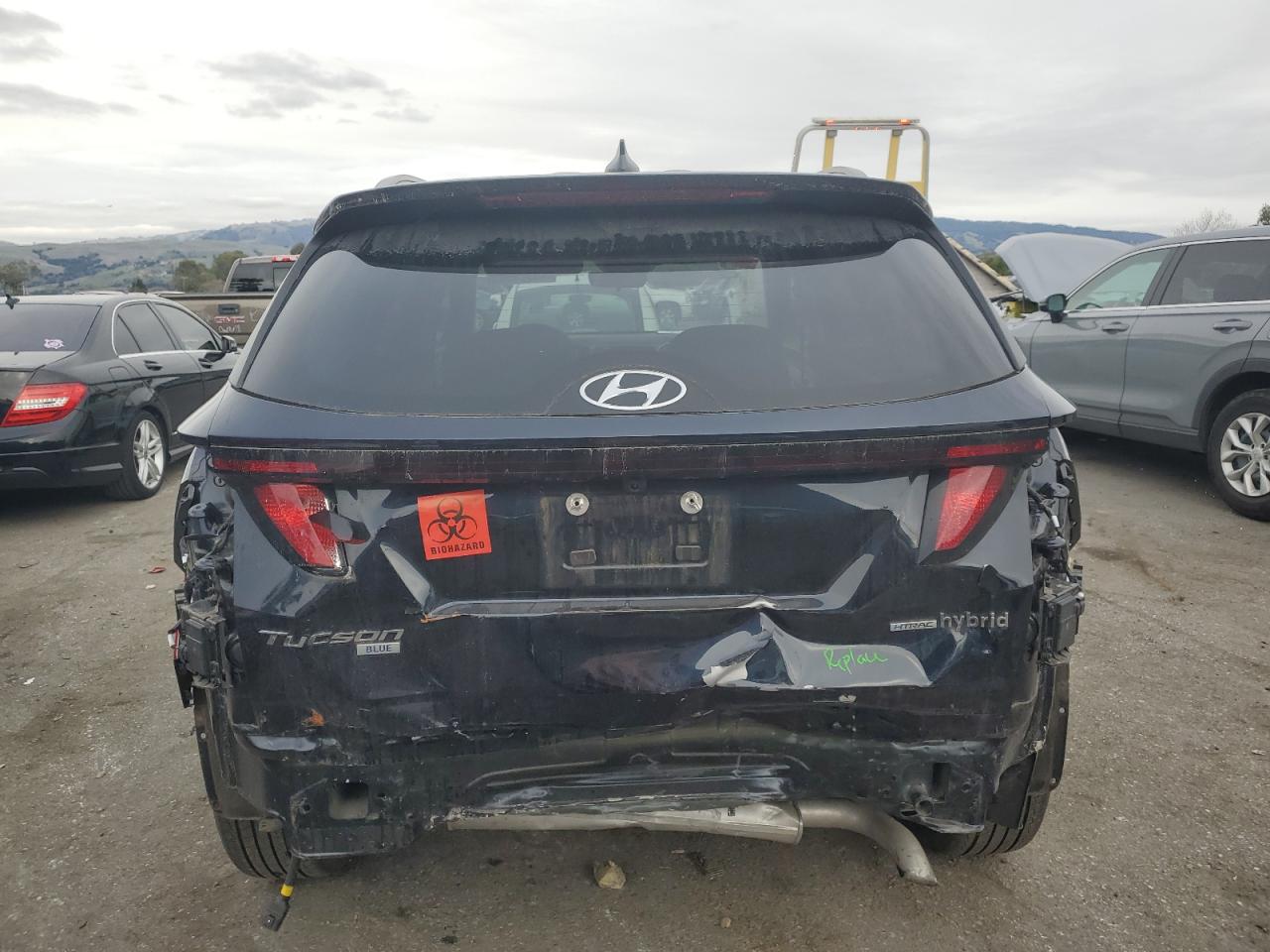 2024 HYUNDAI TUCSON BLUE VIN:KM8JBCD18RU145047