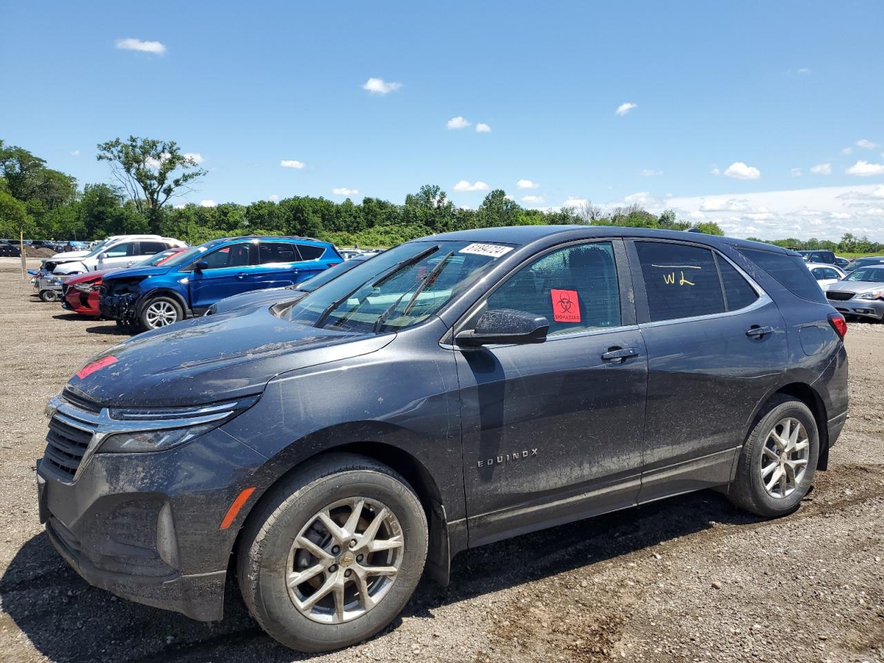 2022 CHEVROLET EQUINOX LT VIN:3GNAXUEV5NS228966