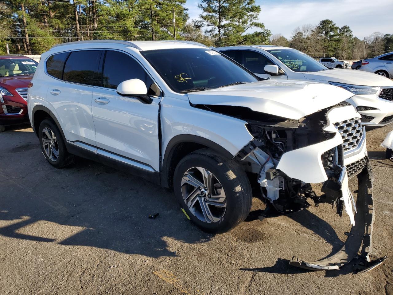 2022 HYUNDAI SANTA FE SEL VIN:5NMS24AJ2NH455442