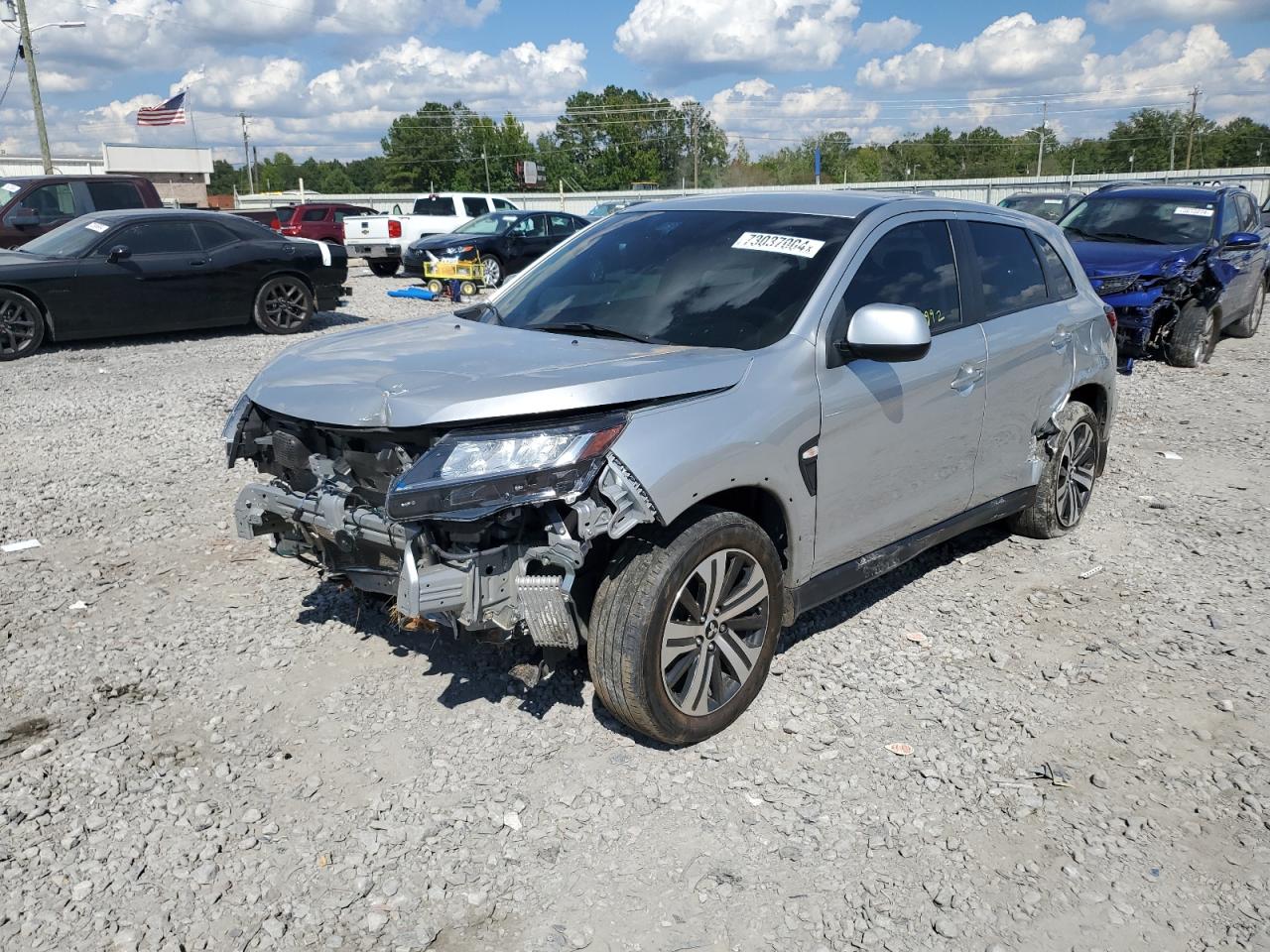 2022 MITSUBISHI OUTLANDER SPORT ES VIN:JA4ARUAU3NU013533