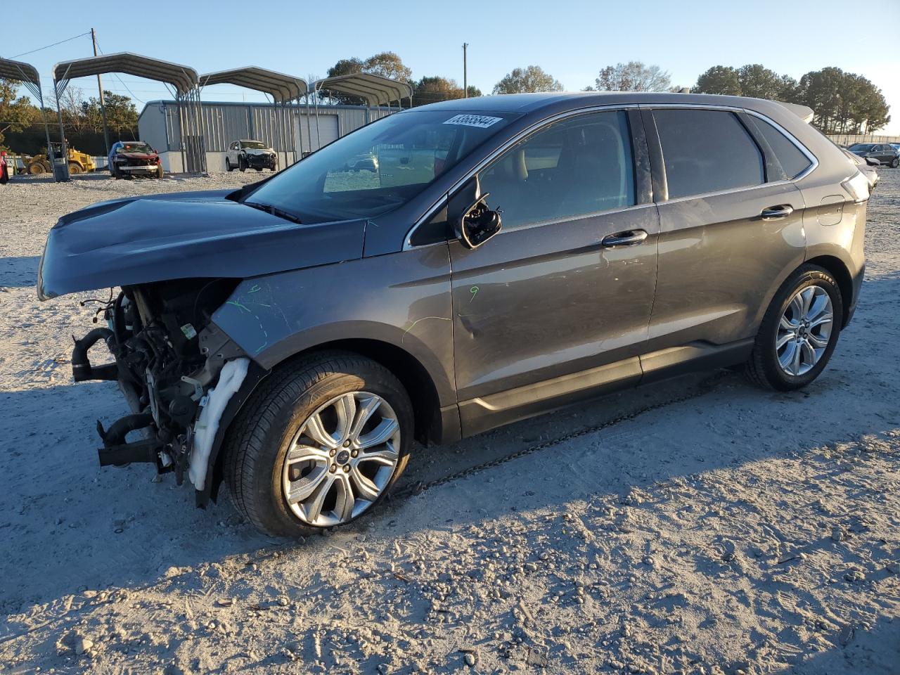 2022 FORD EDGE TITANIUM VIN:2FMPK4K91NBA29780