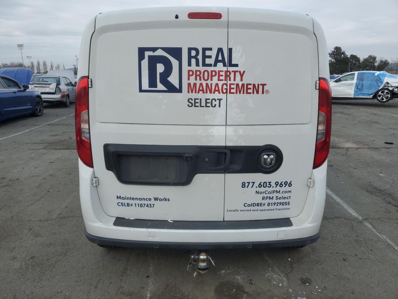 2022 RAM PROMASTER CITY TRADESMAN VIN:ZFBHRFAB5N6W90248