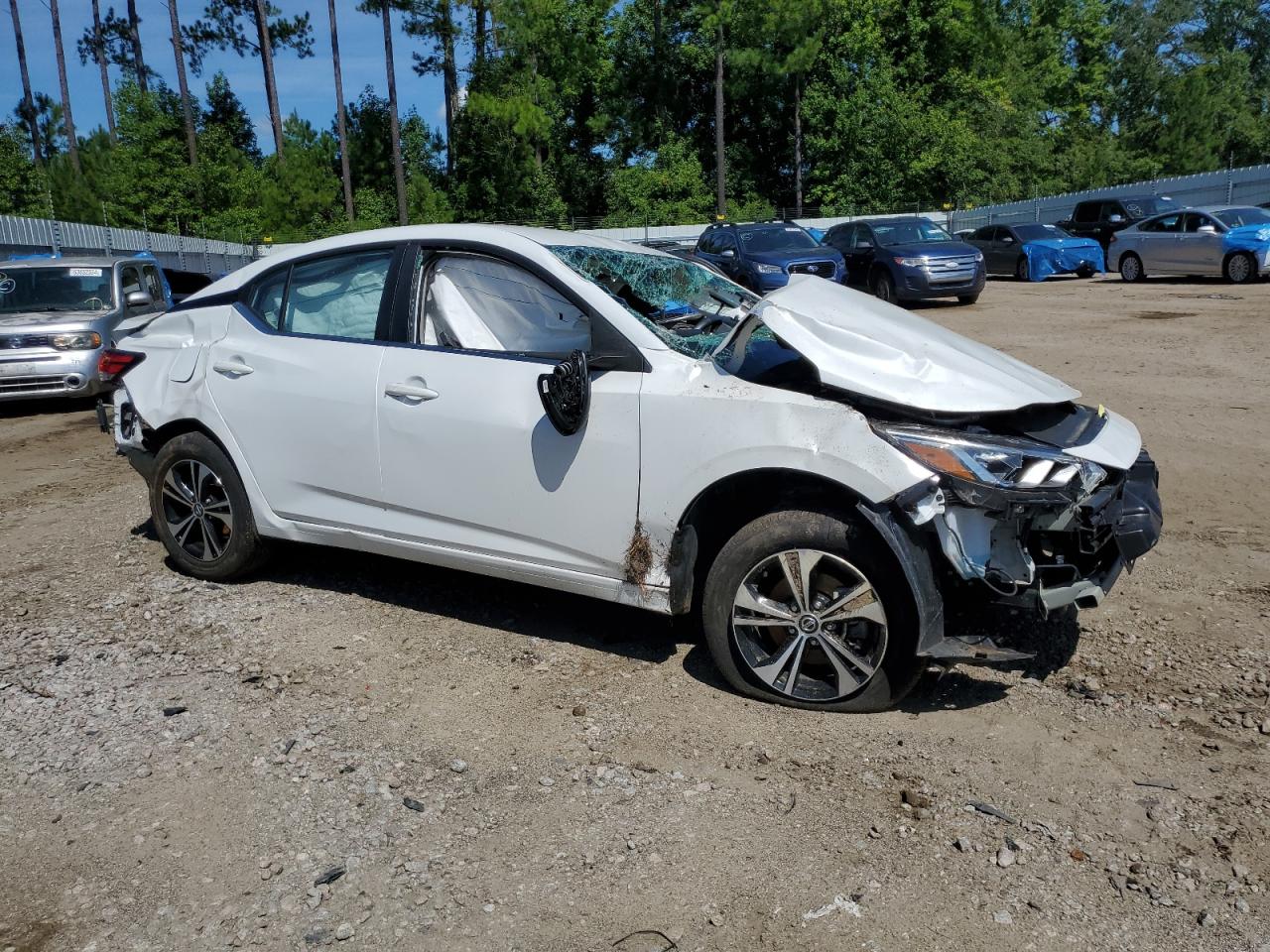 2022 NISSAN SENTRA SV VIN:3N1AB8CV5NY244022