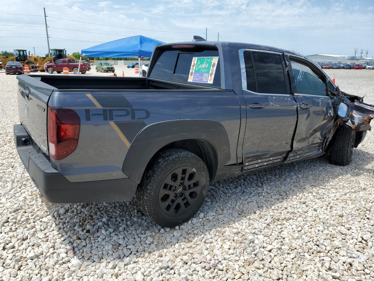 2023 HONDA RIDGELINE RTL VIN:5FPYK3F55PB030101