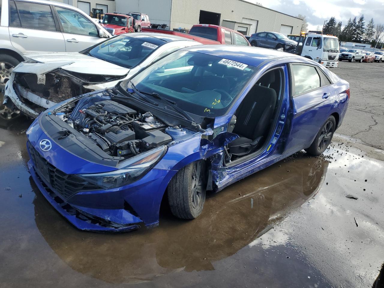 2022 HYUNDAI ELANTRA SEL VIN:5NPLS4AG4NH053109