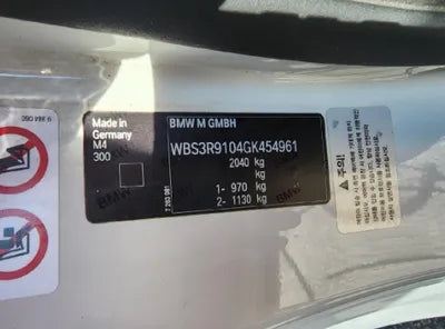 2016 BMW M4 WBS3R9104GK454961 VIN:WBS3R9104GK454961