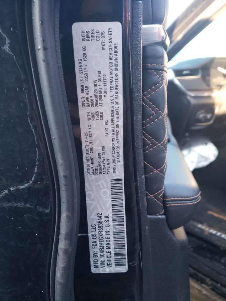 2024 JEEP GRAND CHEROKEE SUMMIT VIN:1C4RJHEGXR8936442