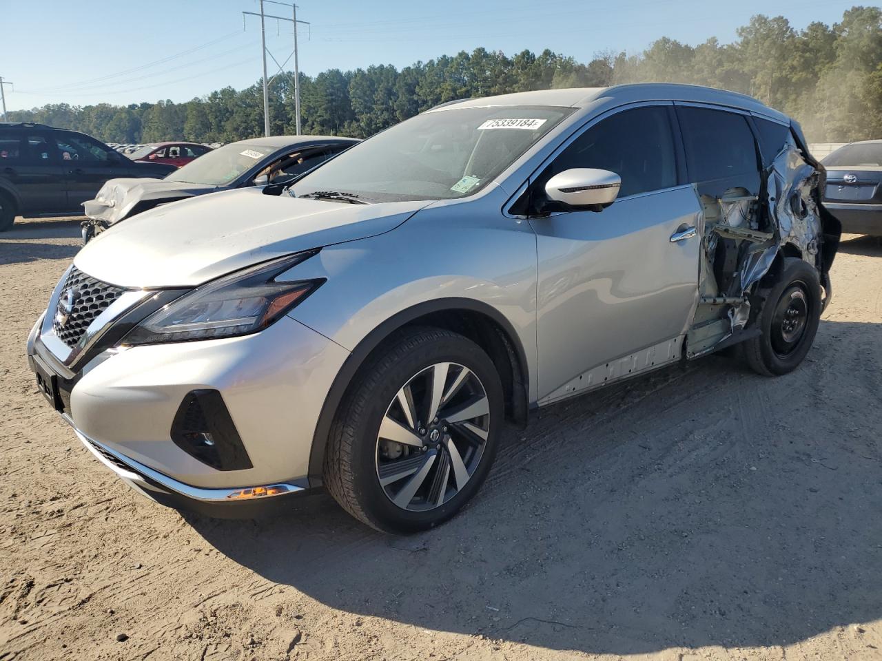 2022 NISSAN MURANO SL VIN:5N1AZ2CJ1NC120692