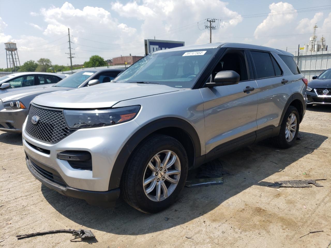 2022 FORD EXPLORER POLICE INTERCEPTOR VIN:1FM5K8AB9NGB80832