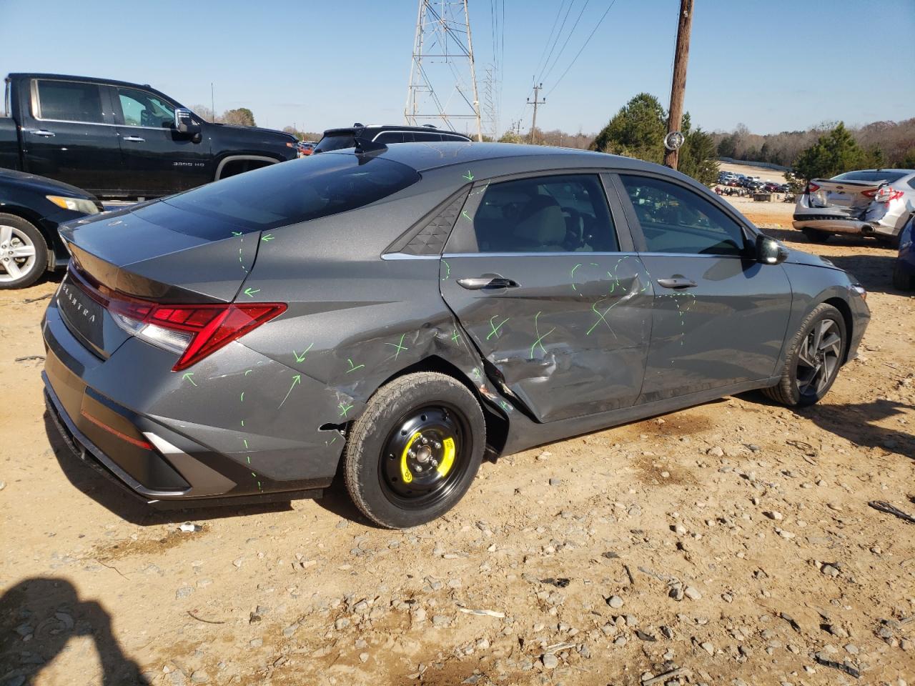 2024 HYUNDAI ELANTRA SEL VIN:KMHLS4DG1RU733620