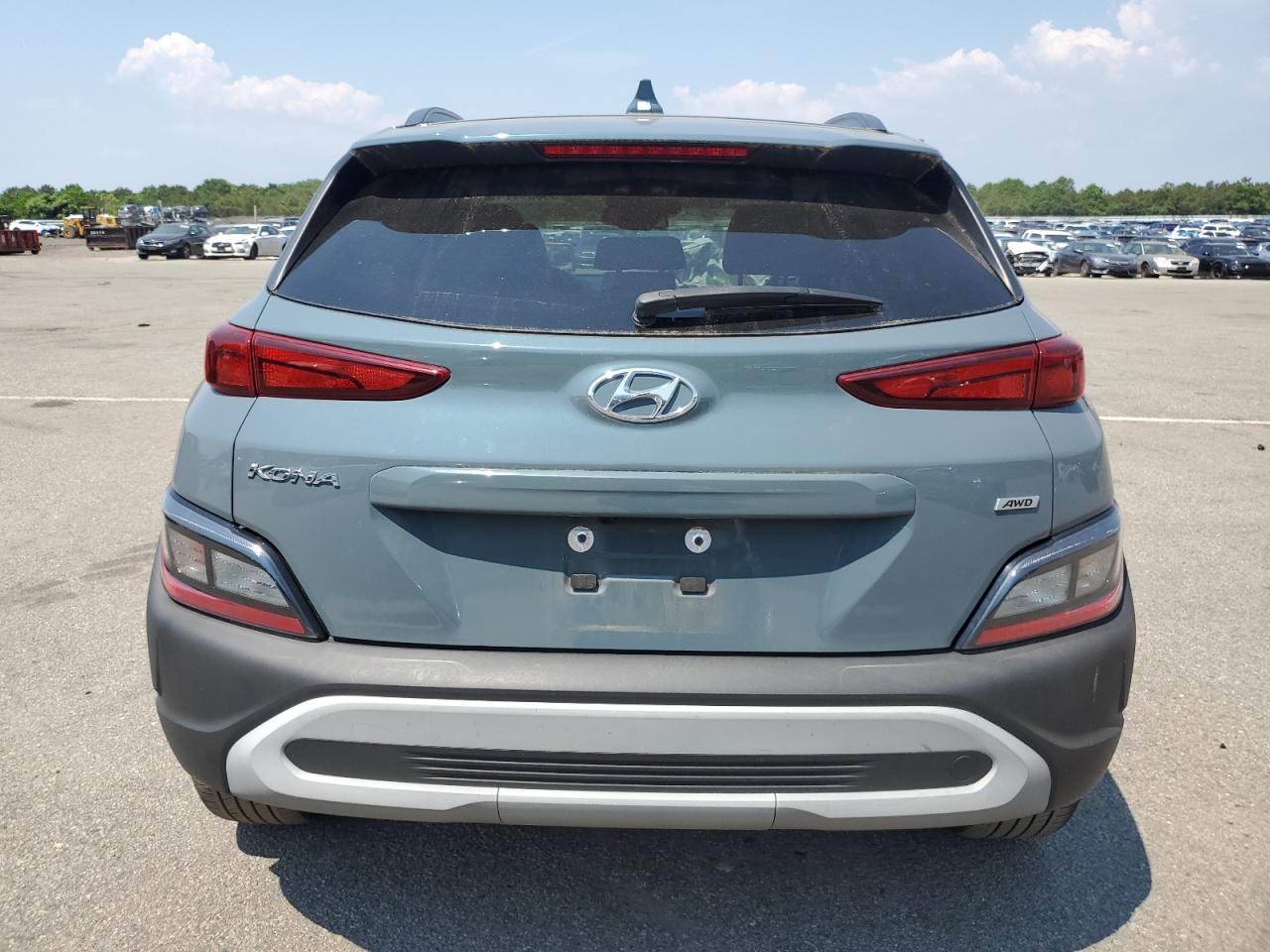 2022 HYUNDAI KONA SEL VIN:KM8K6CAB7NU880019