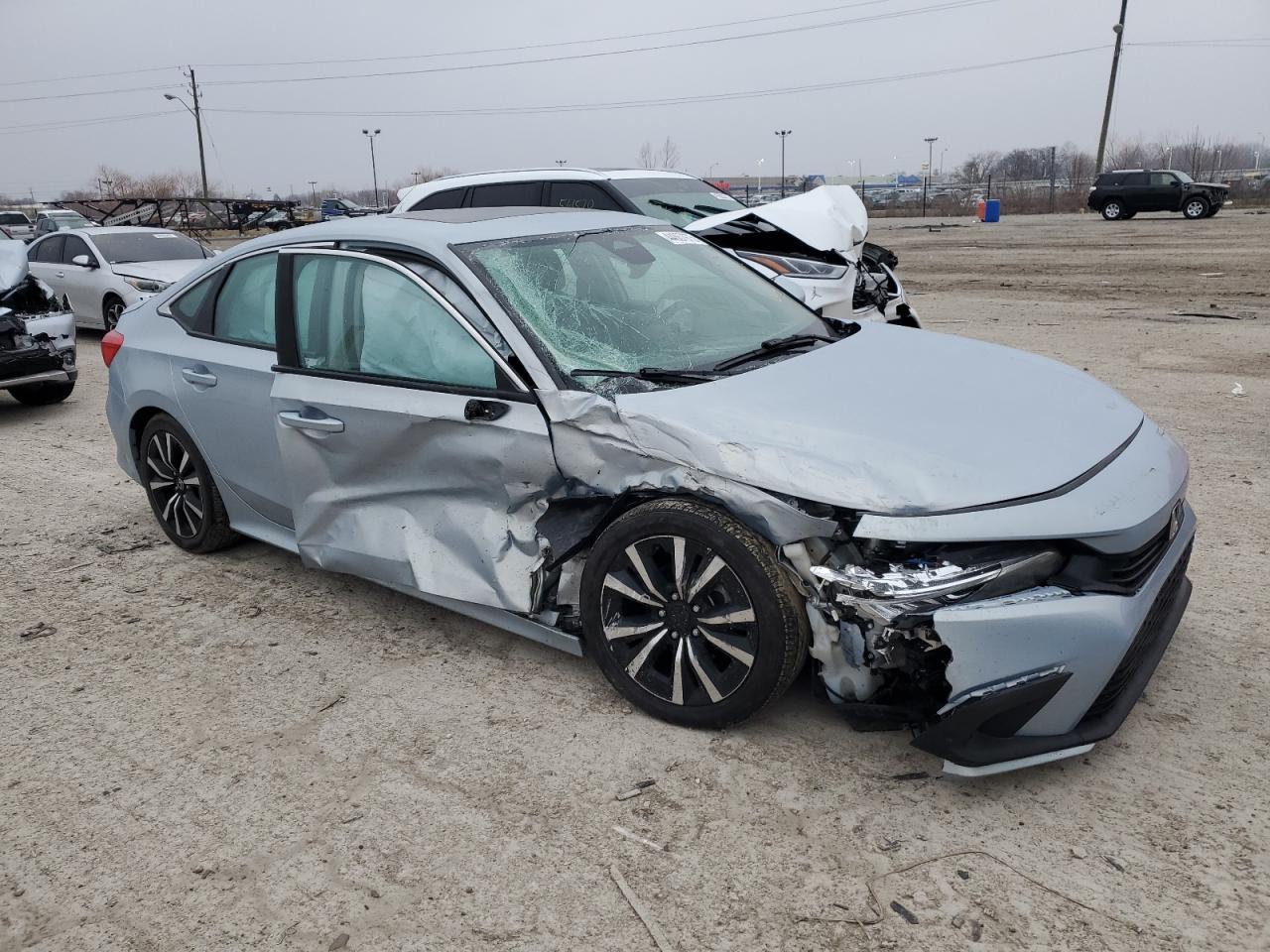 2022 HONDA CIVIC EX VIN:2HGFE1F75NH305603