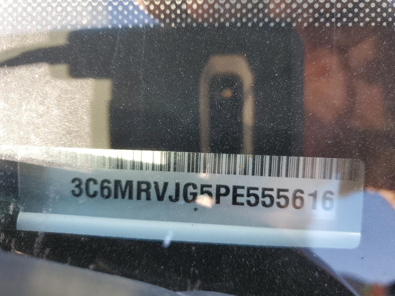 2023 RAM PROMASTER 3500 3500 HIGH VIN:3C6MRVJG5PE555616