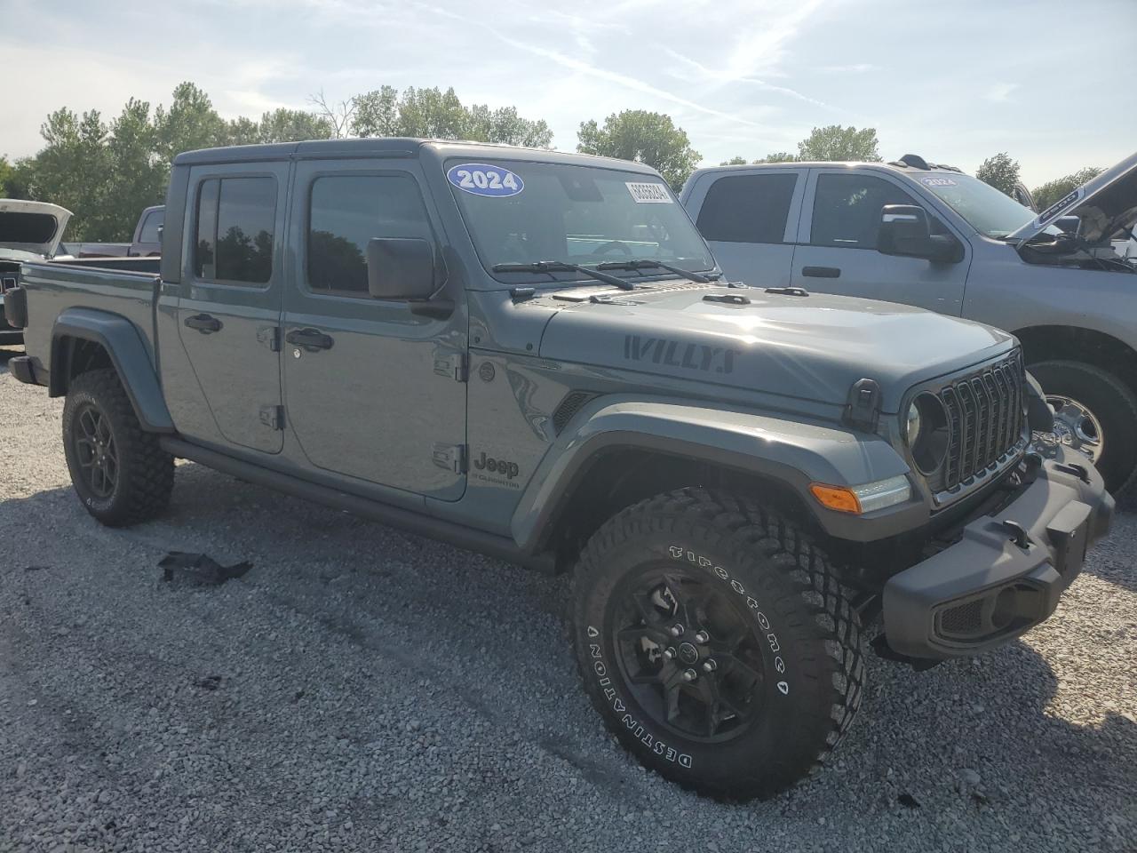 2024 JEEP GLADIATOR SPORT VIN:1C6HJTAG7RL119096
