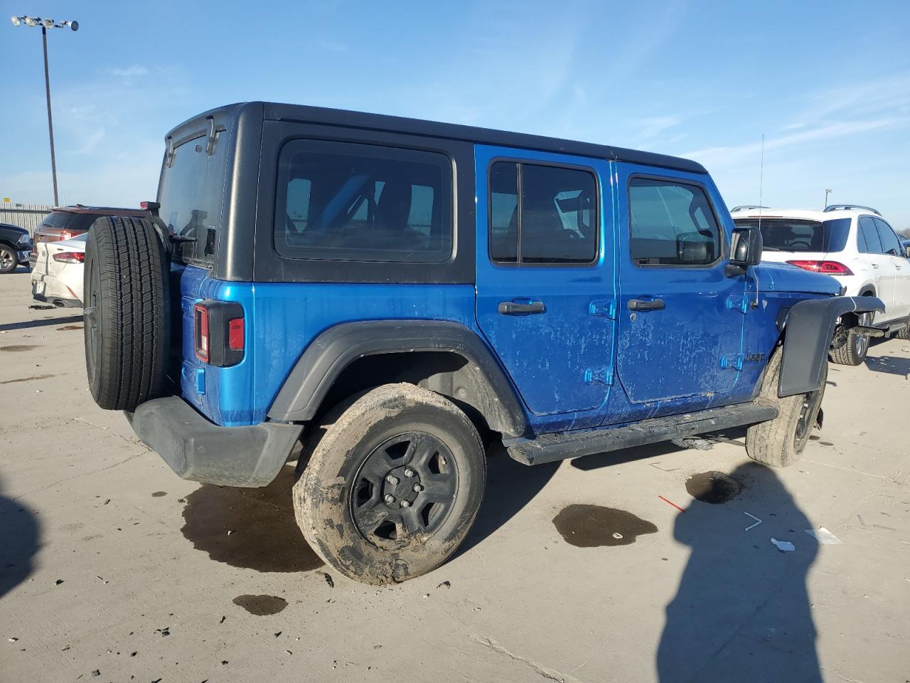 2022 JEEP WRANGLER UNLIMITED SPORT VIN:1C4HJXDN8NW173946