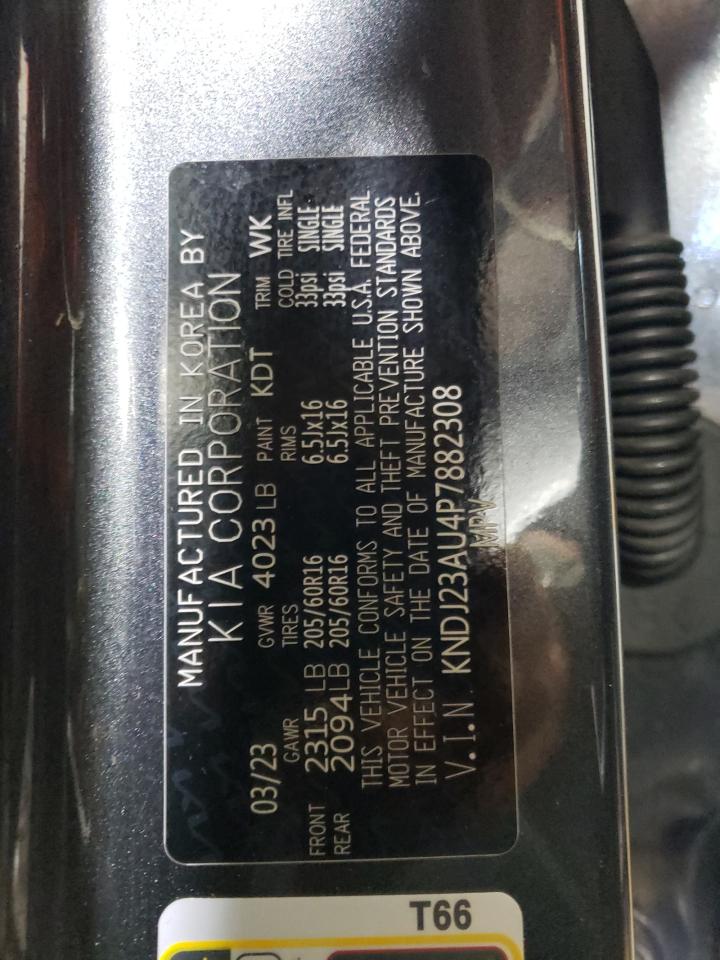 2023 KIA SOUL LX VIN:KNDJ23AU4P7882308