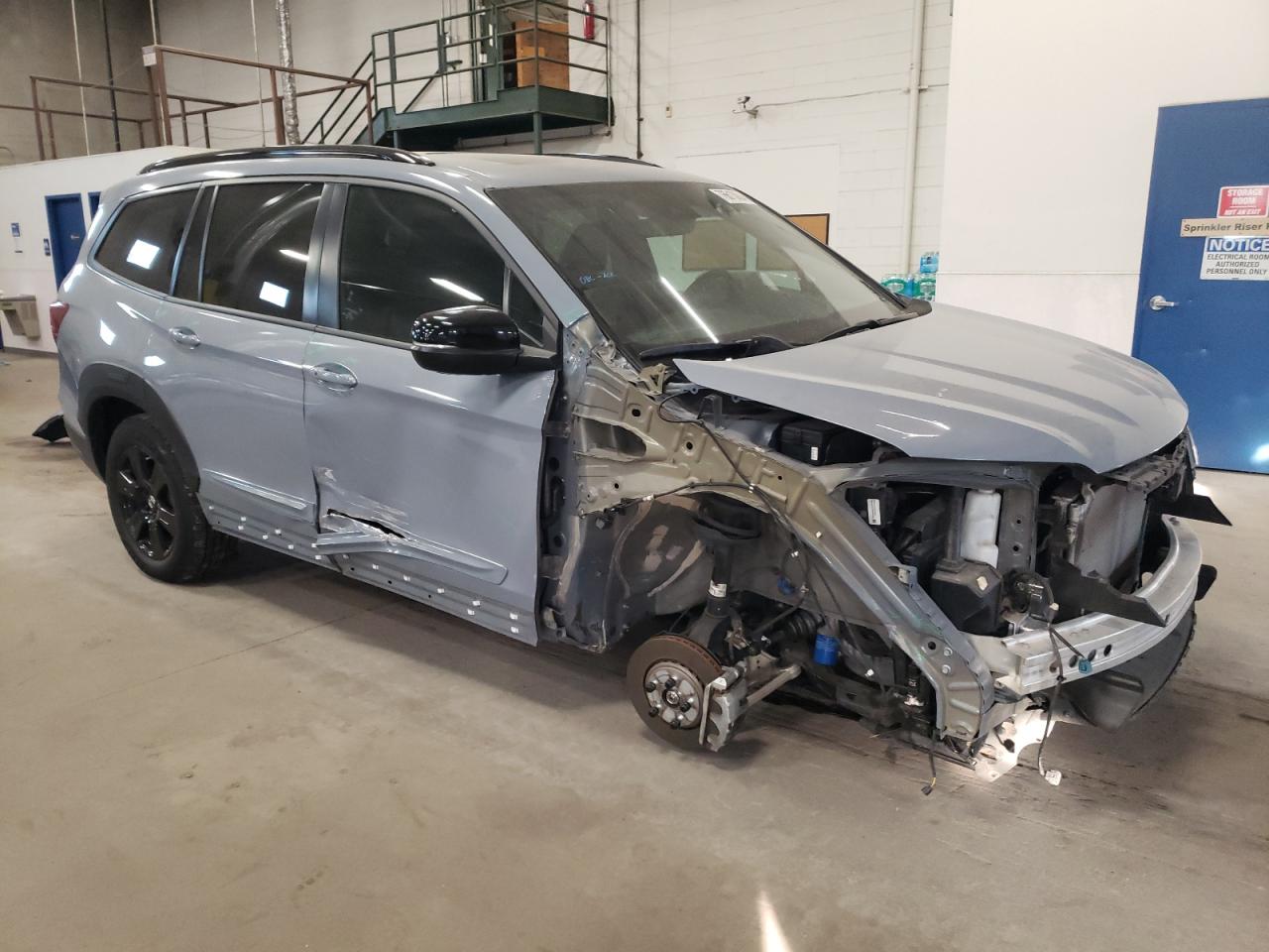 2022 HONDA PILOT TRAILSPORT VIN:5FNYF6H84NB072455