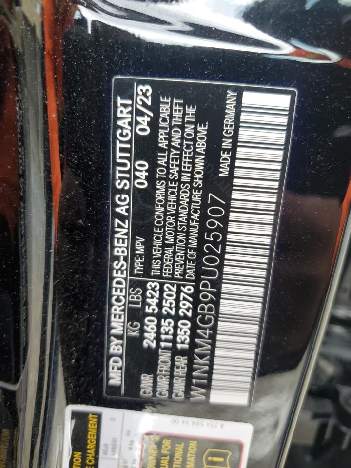 2023 MERCEDES-BENZ GLC 300 VIN:W1NKM4GB9PU025907