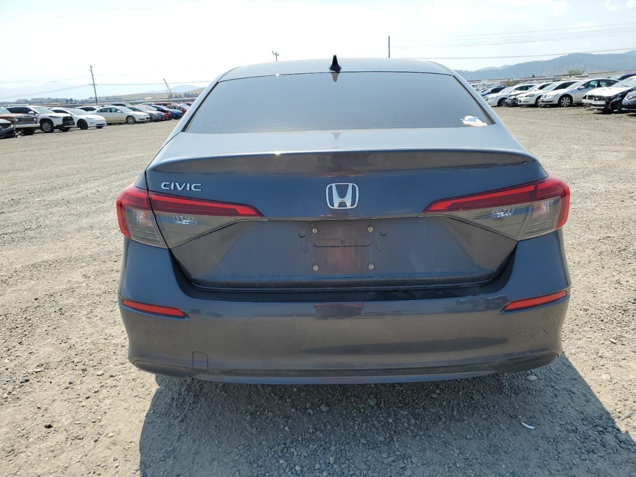 2022 HONDA CIVIC EX VIN:JHMFE1F72NX003632