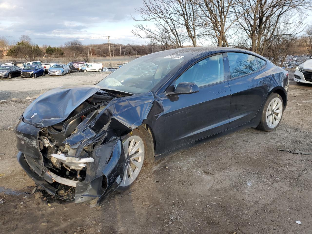 2022 TESLA MODEL 3  VIN:5YJ3E1EA7NF186280
