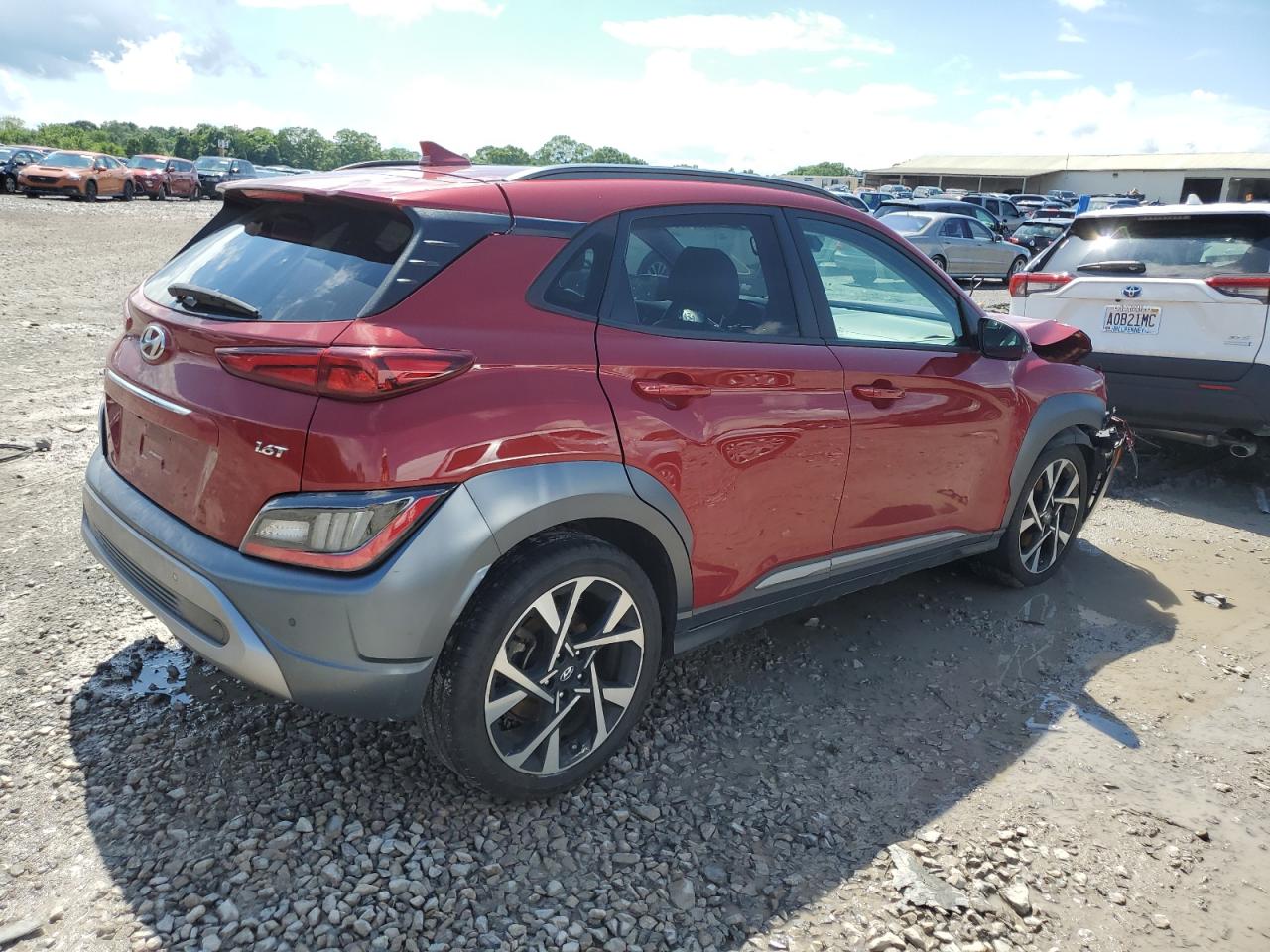 2022 HYUNDAI KONA LIMITED VIN:KM8K53A37NU782992