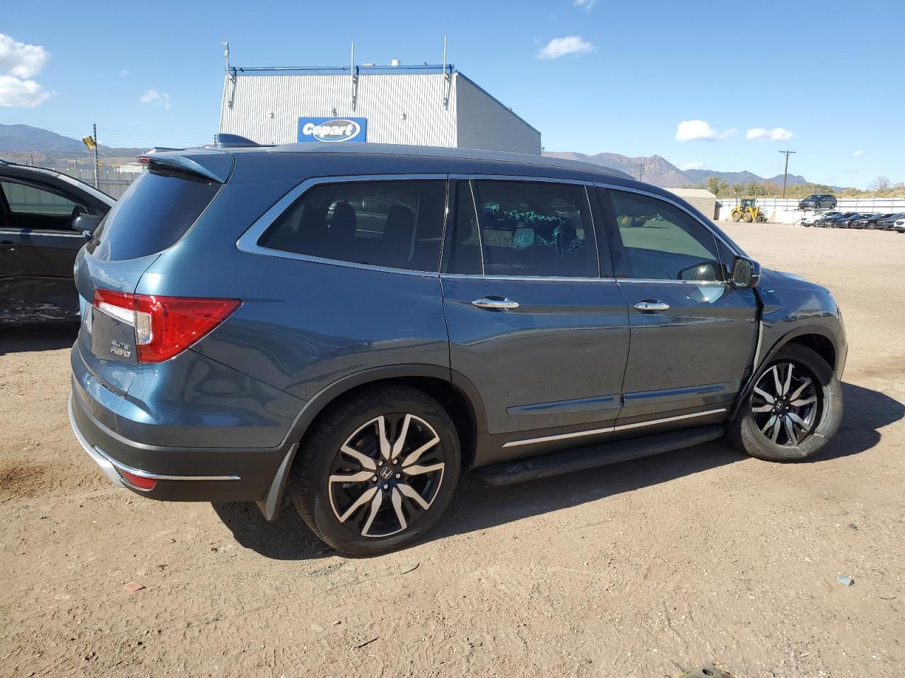 2022 HONDA PILOT ELITE VIN:5FNYF6H07NB038634