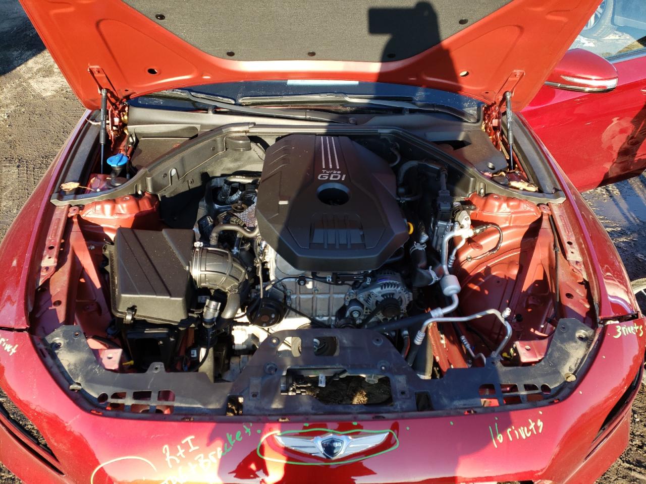 2023 GENESIS G70 BASE VIN:KMTG34TA3PU105945