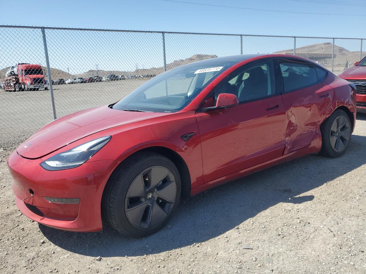 2023 TESLA MODEL 3  VIN:5YJ3E1EA4PF483655