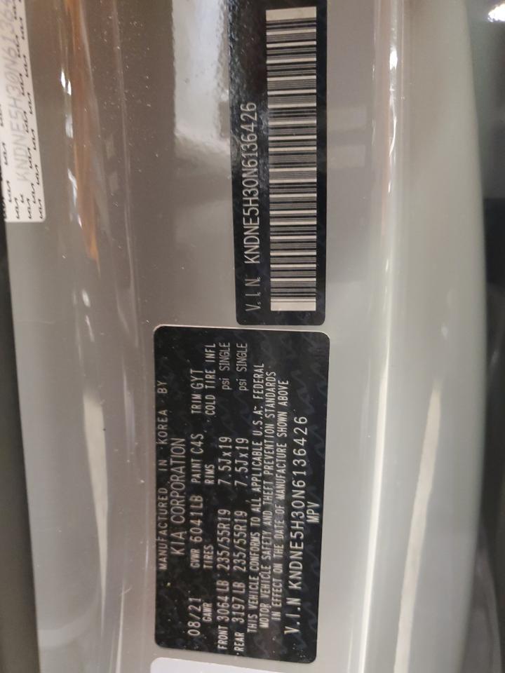 2022 KIA CARNIVAL SX PRESTIGE VIN:KNDNE5H30N6136426