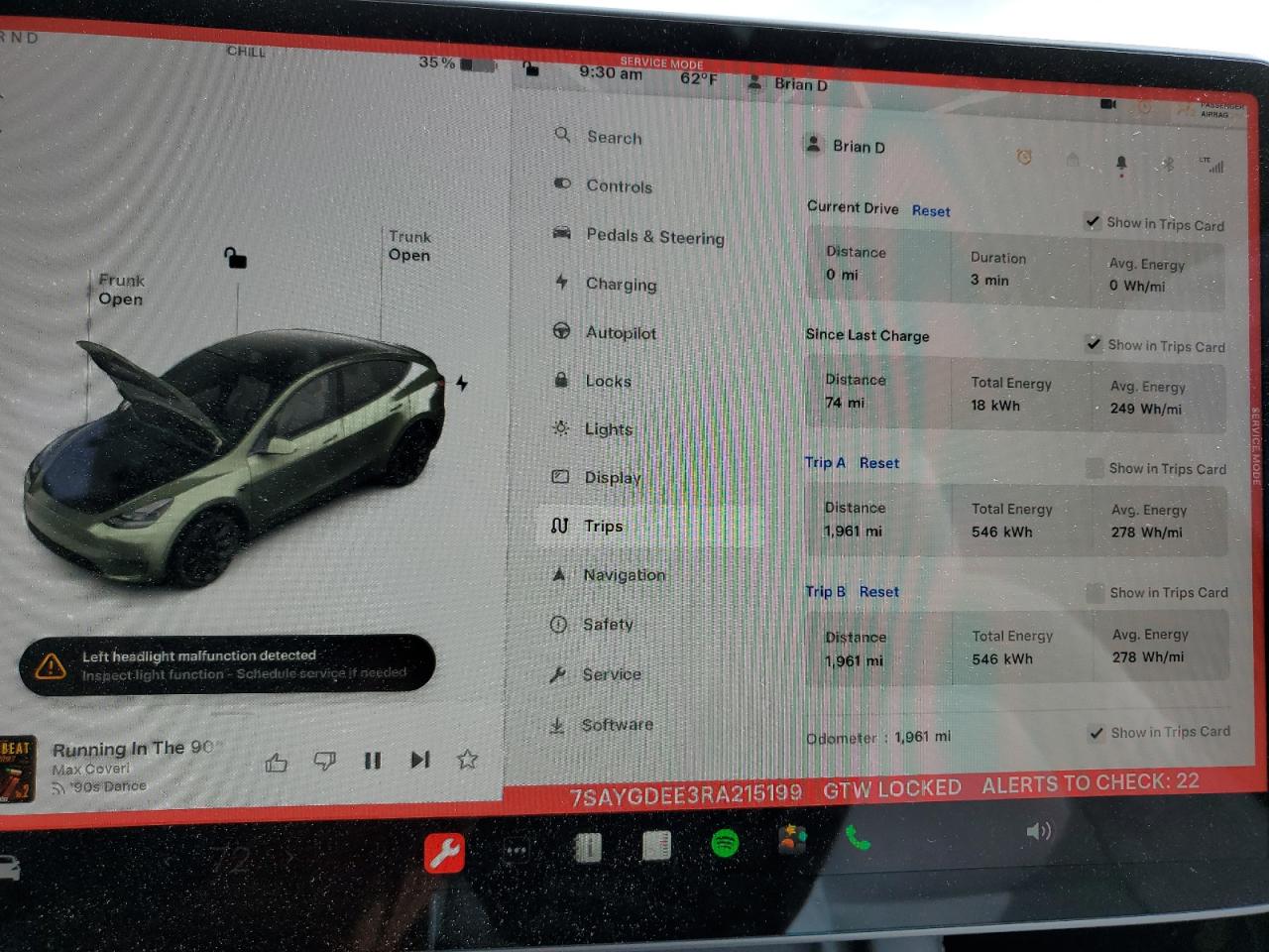 2024 TESLA MODEL Y  VIN:7SAYGDEE3RA215199