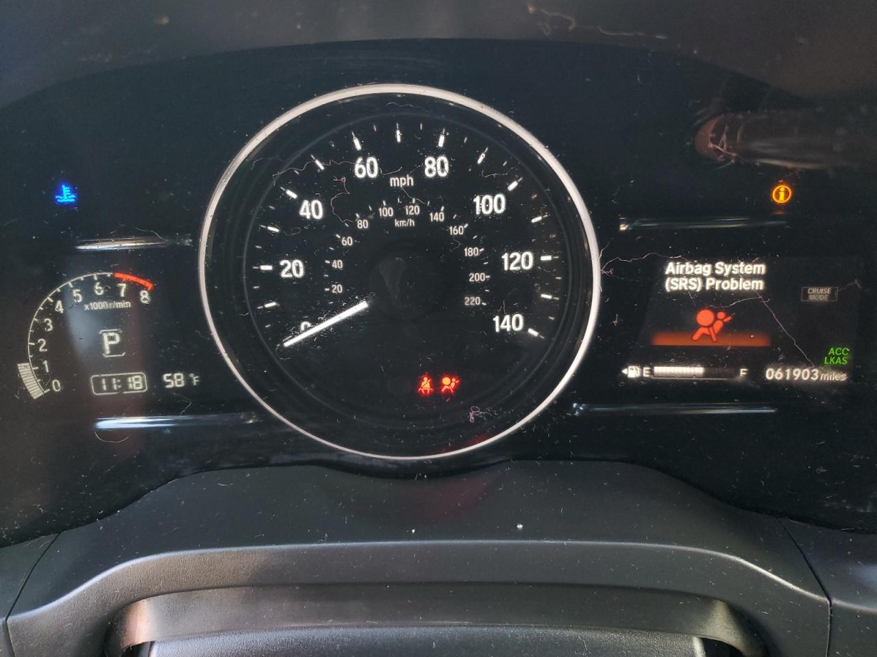 2022 HONDA HR-V EX VIN:3CZRU5H59NM730254