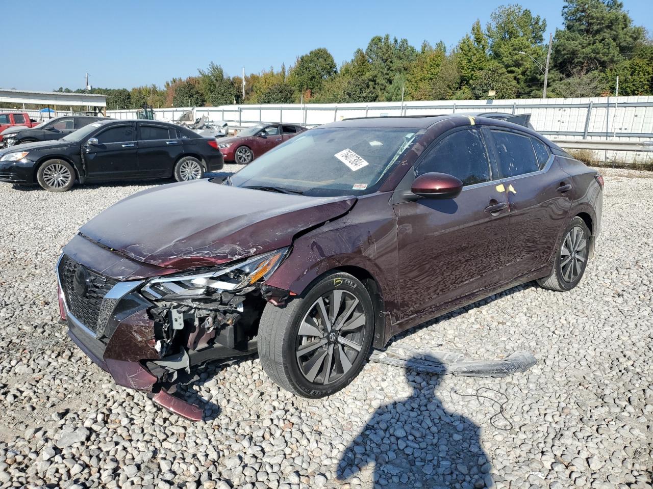 2022 NISSAN SENTRA SV VIN:3N1AB8CV6NY289194