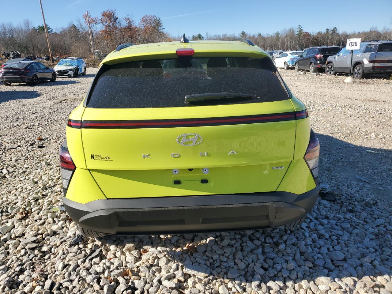 2024 HYUNDAI KONA SEL VIN:KM8HBCAB2RU109382