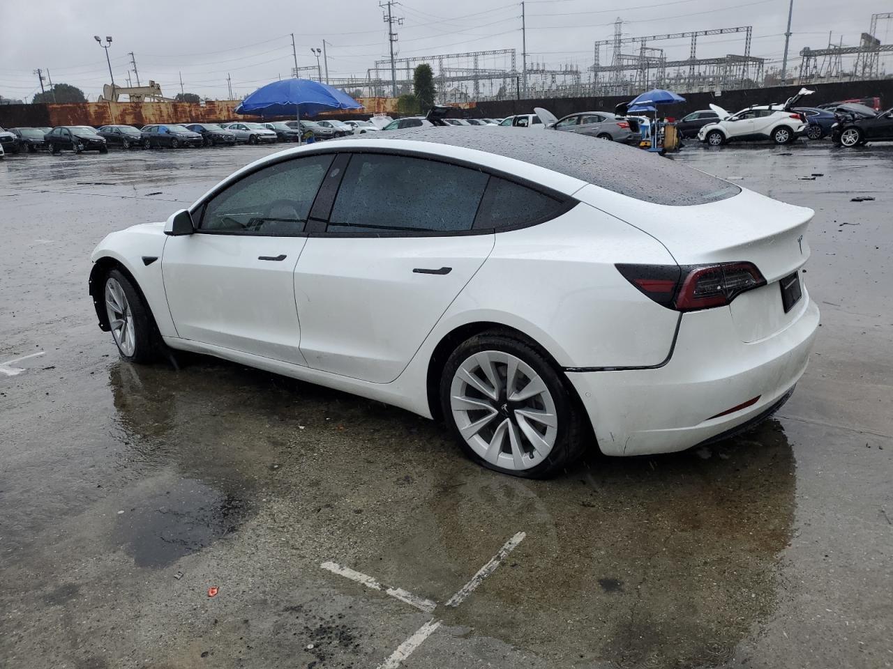 2022 TESLA MODEL 3  VIN:5YJ3E1EB7NF181587