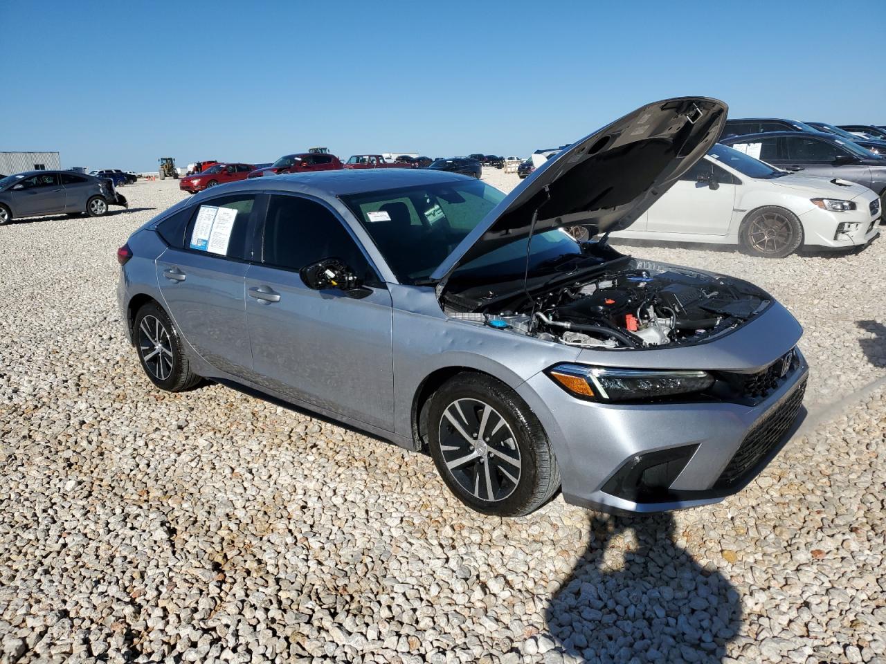 2022 HONDA CIVIC LX VIN:19XFL2H58NE023344