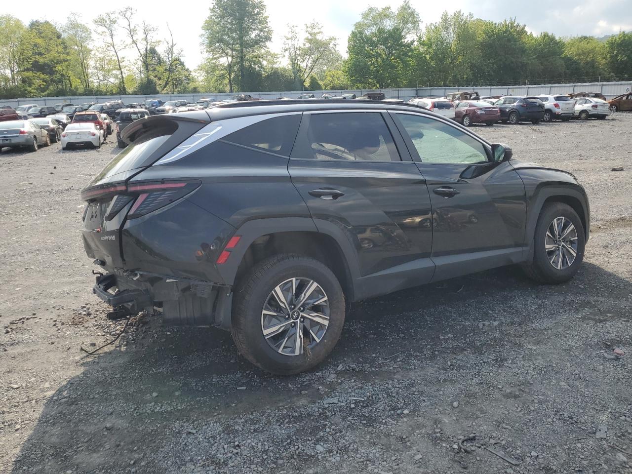 2022 HYUNDAI TUCSON BLUE VIN:KM8JBCA13NU031035