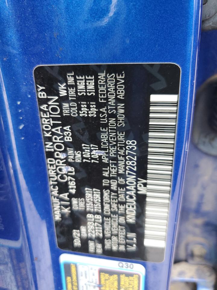 2022 KIA SELTOS S VIN:KNDEUCAA0N7282738