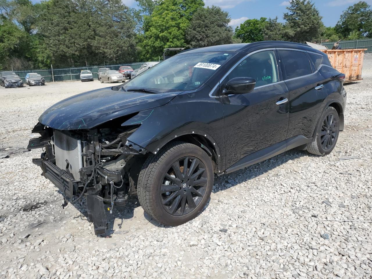 2022 NISSAN MURANO SV VIN:5N1AZ2BJ1NC113145