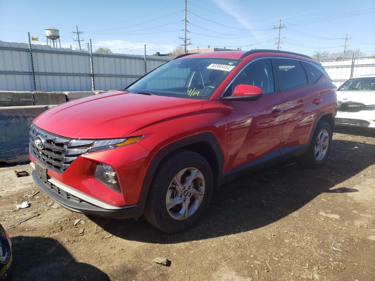 2022 HYUNDAI TUCSON SEL VIN:5NMJBCAE8NH040523