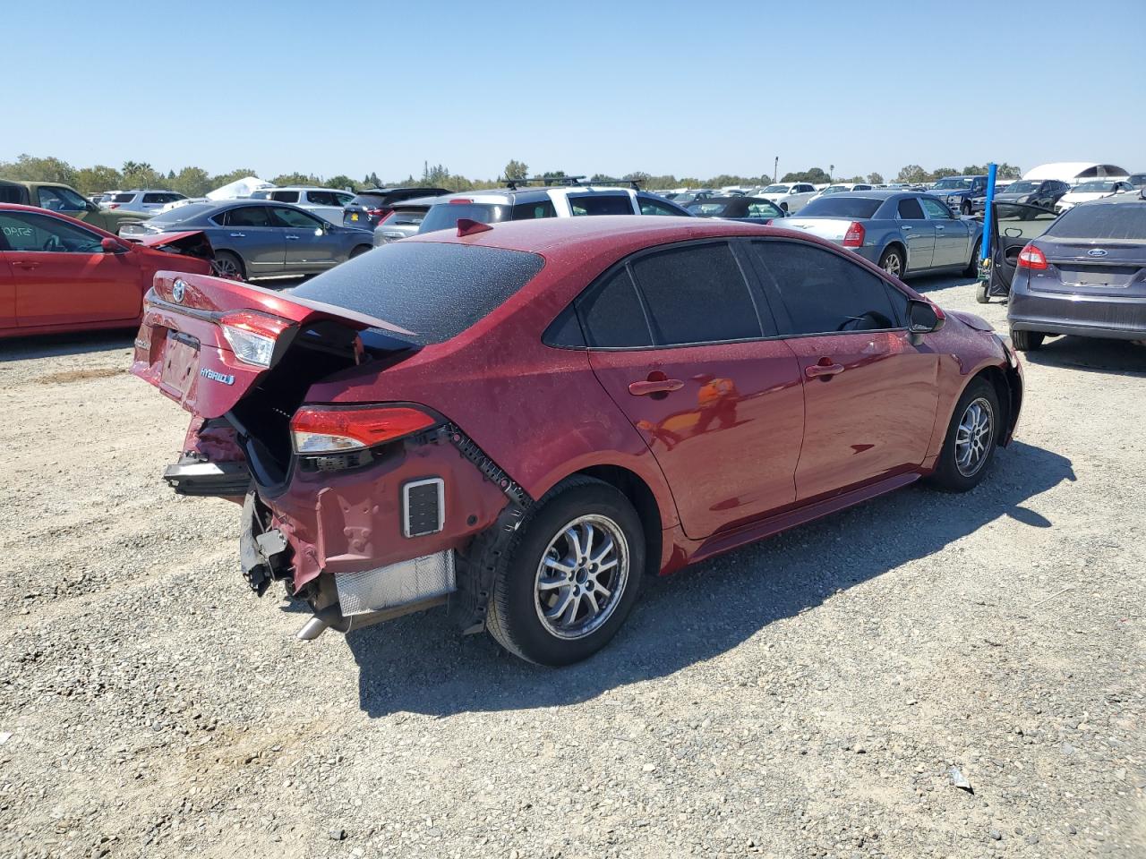 2022 TOYOTA COROLLA LE VIN:JTDEAMDE9NJ047870