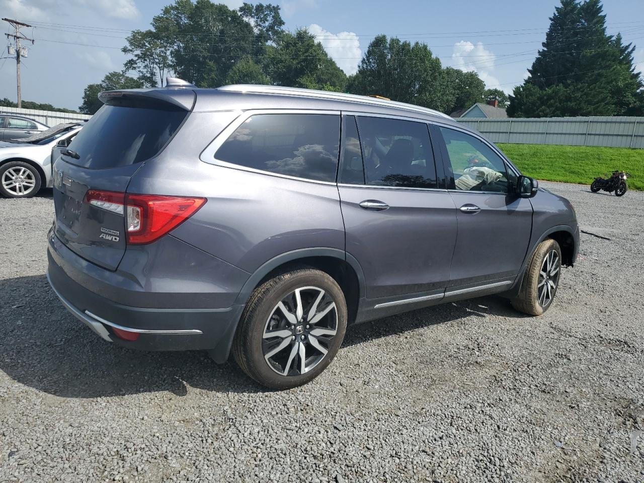 2022 HONDA PILOT TOURING VIN:5FNYF6H97NB016261