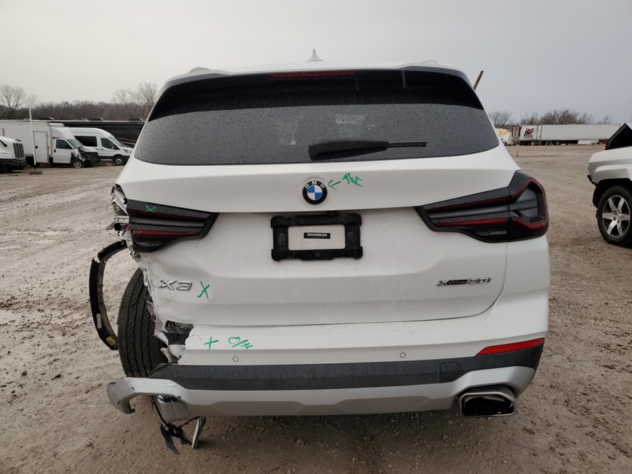 2022 BMW X3 XDRIVE30I VIN:5UX53DP05N9L24279