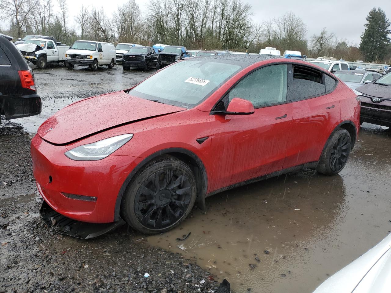 2022 TESLA MODEL Y  VIN:7SAYGDEE2NF480547